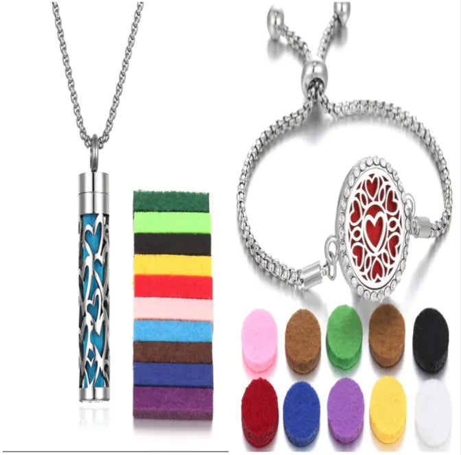 New Kaleidoscope Aromatherapy Bracelet Perfume Essential Oil Diffuser Locket Bracelet Charms Women Aroma Diffuser Jewelry